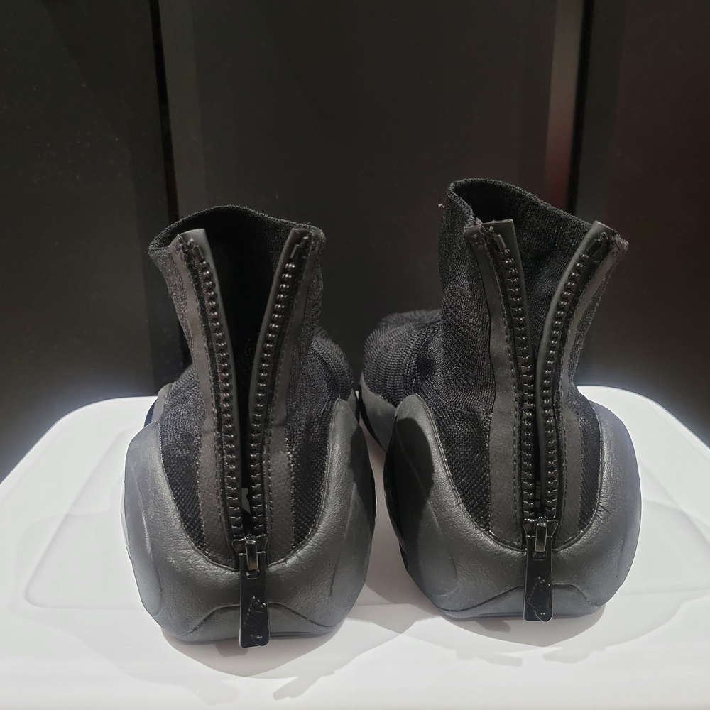 Nike Flight Bonafide Triple Black Knit Sock - Picture 3 of 9